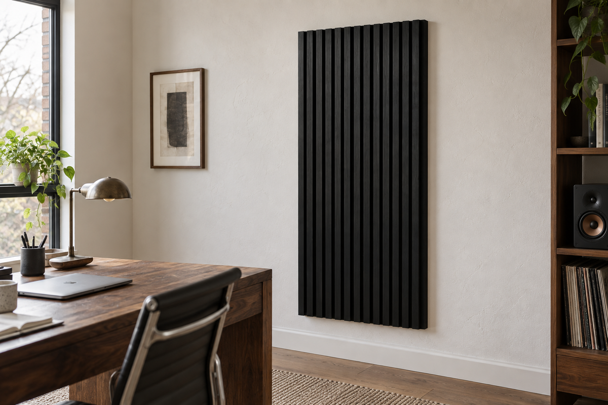 Wood Veneer Acoustic Wall Panel — 2-Piece Pack